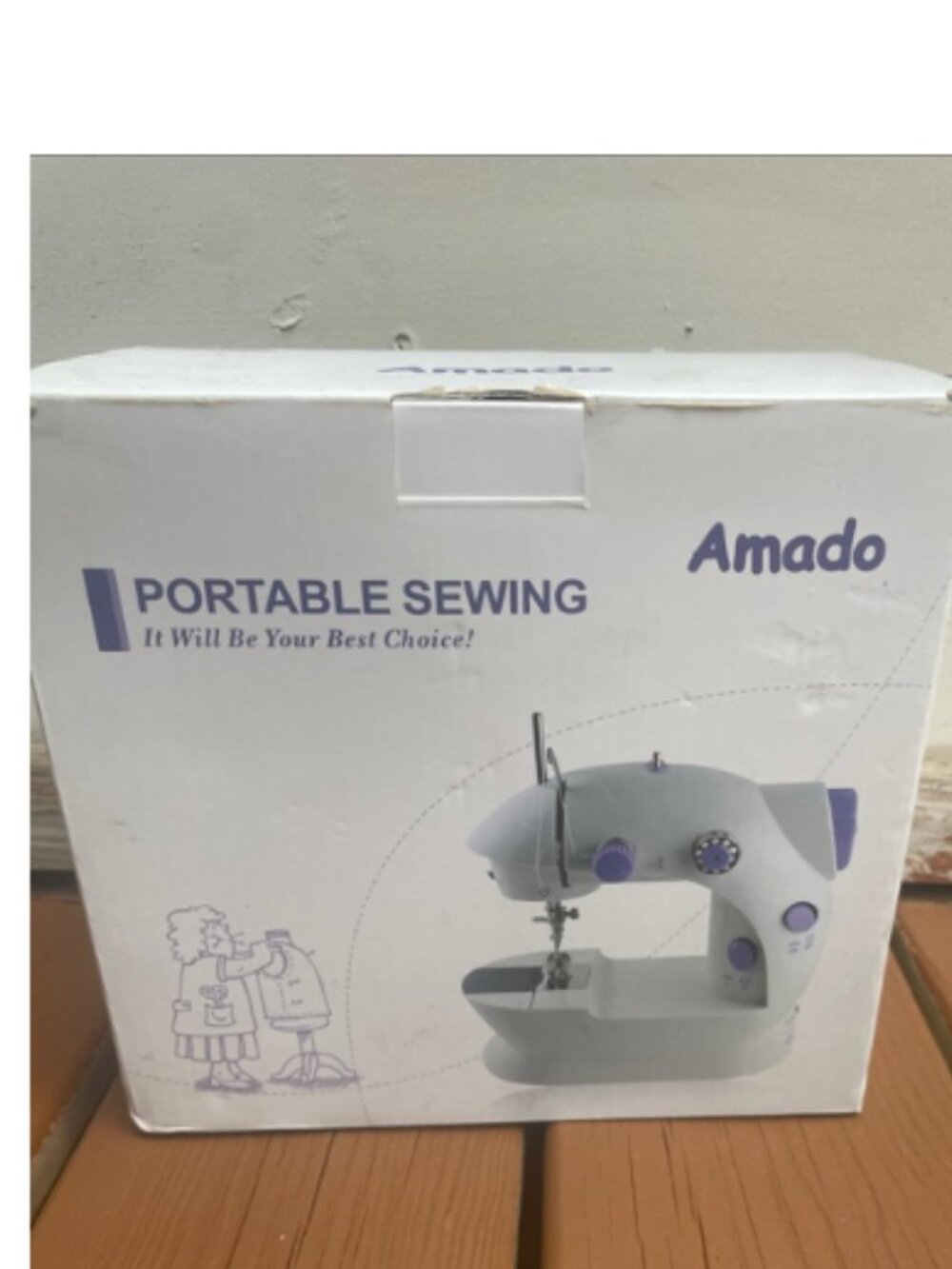 NIB- Amado Portable Mini Sewing Machine w/ Foot Pedal Accessories